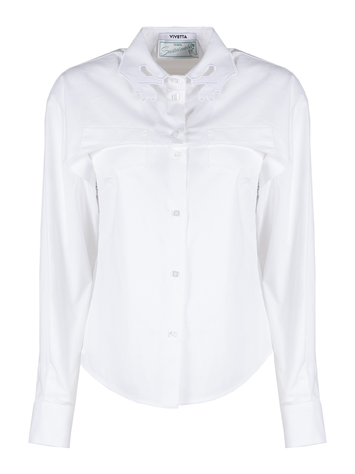 Vivetta Twin Set Mani Shirt In White