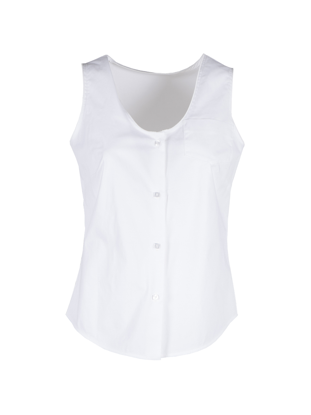 Shop Vivetta Twin Set Mani Shirt In White