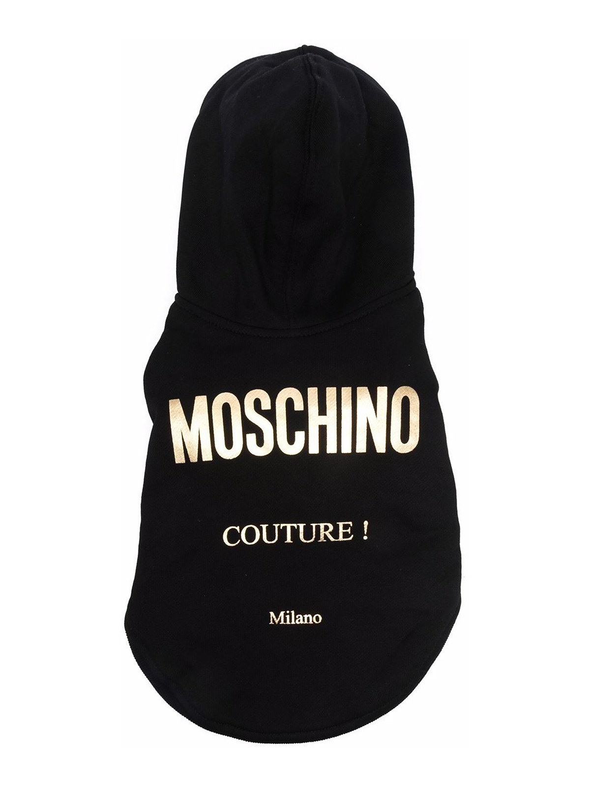 Moschino Couture Dog Hoodie In Negro