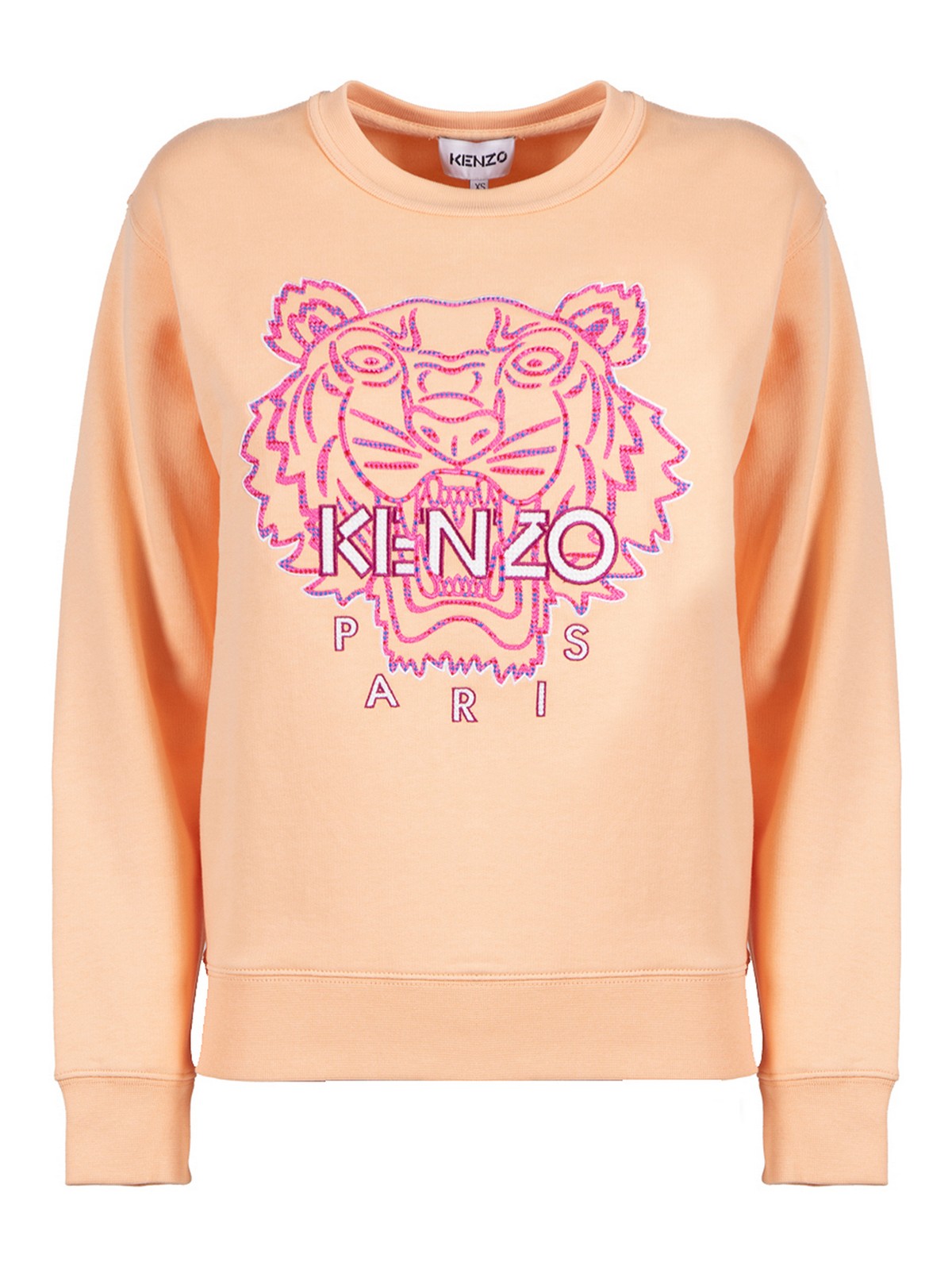 Kenzo Tiger Classic Sweatshirt In Naranja Claro