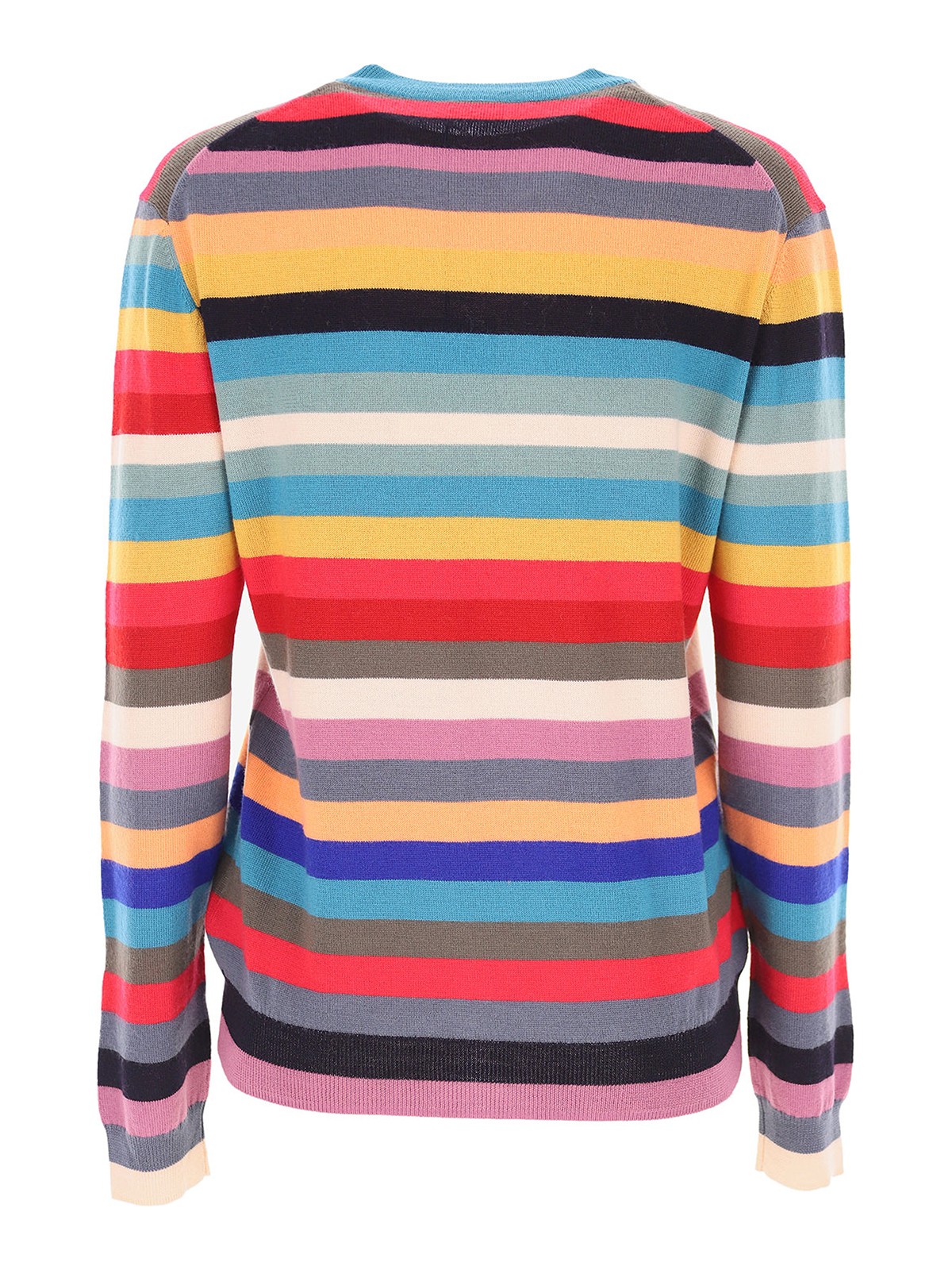 Shop Ps By Paul Smith Swirl  Stripe Sweater In Multicolour