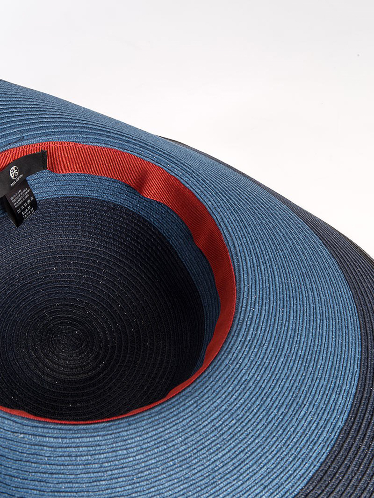 Shop Paul Smith Striped Sun Hat In Blue
