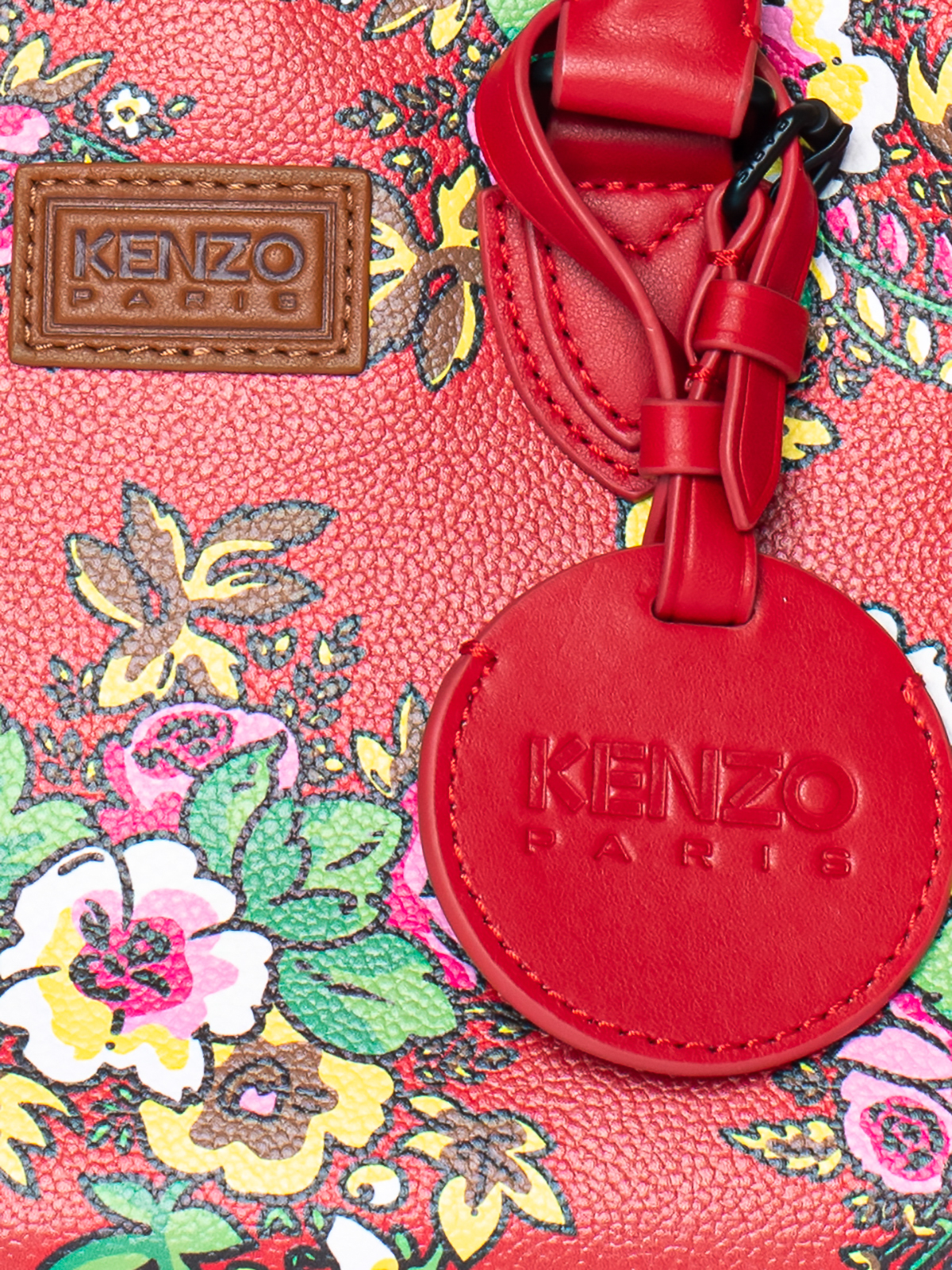 Shop Kenzo Bolso Shopping - Pop Bouquet In Red