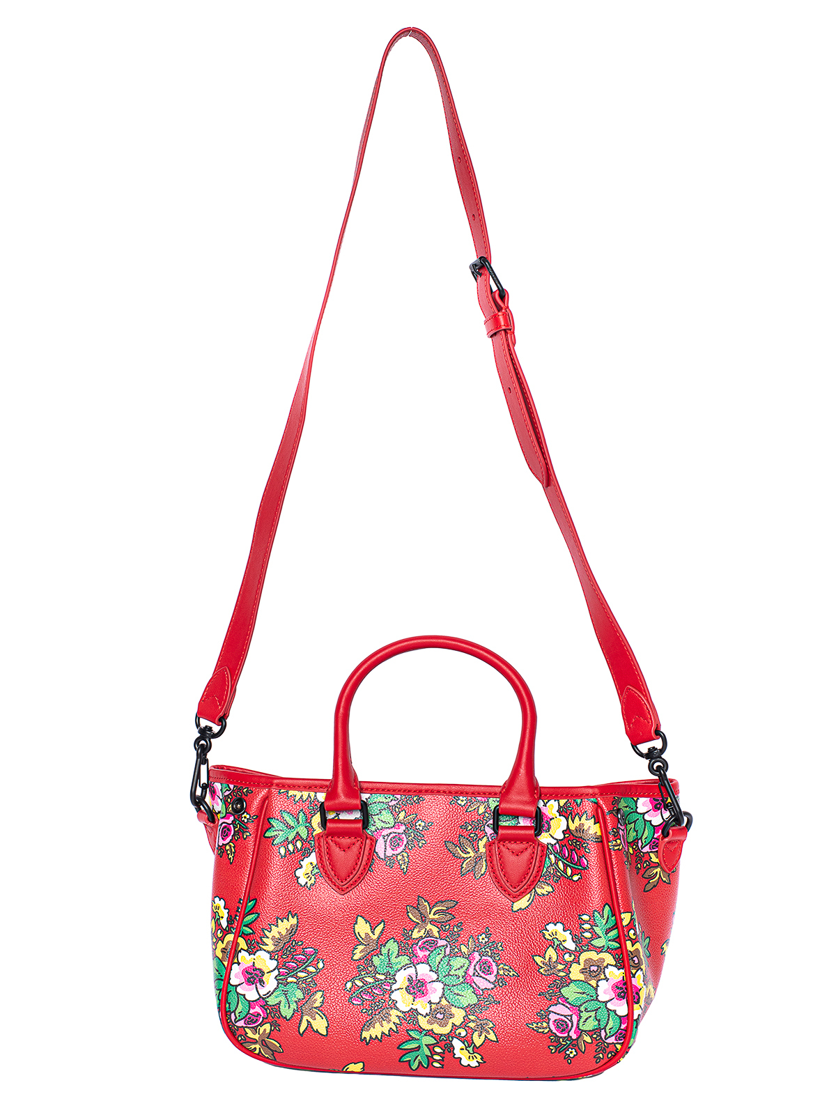 Shop Kenzo Pop Floral Small Tote Bag In Red