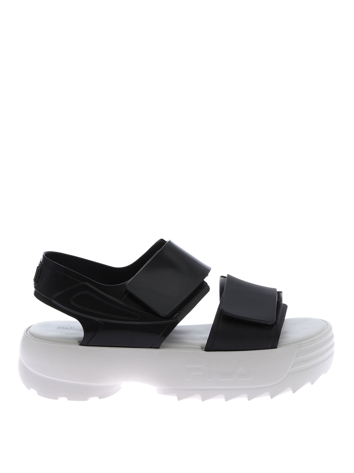 FILA Spot EVA - Black Sandals - Sport Sandals - VELCRO® Sandals - Lulus