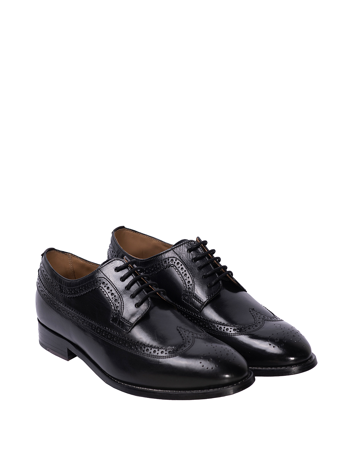 Shop Ps By Paul Smith Collins Brogues In Negro