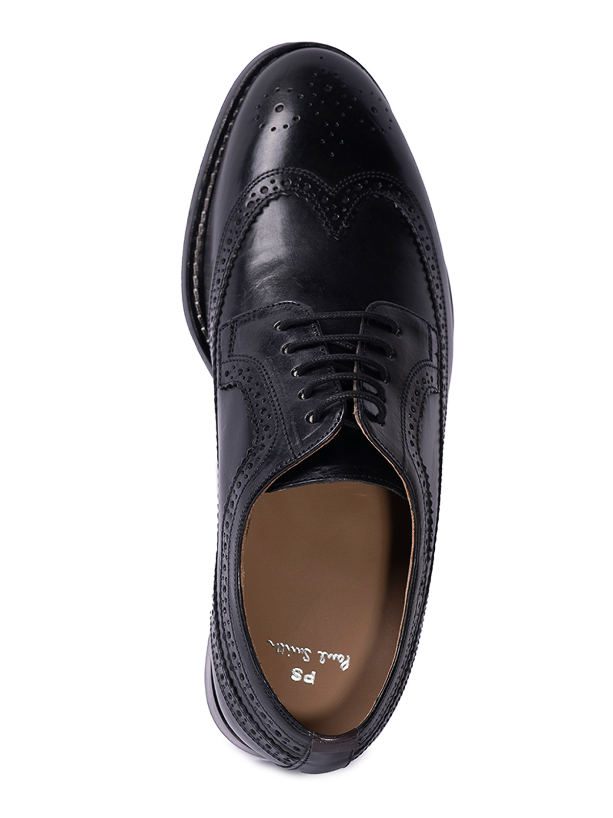 Shop Ps By Paul Smith Collins Brogues In Negro