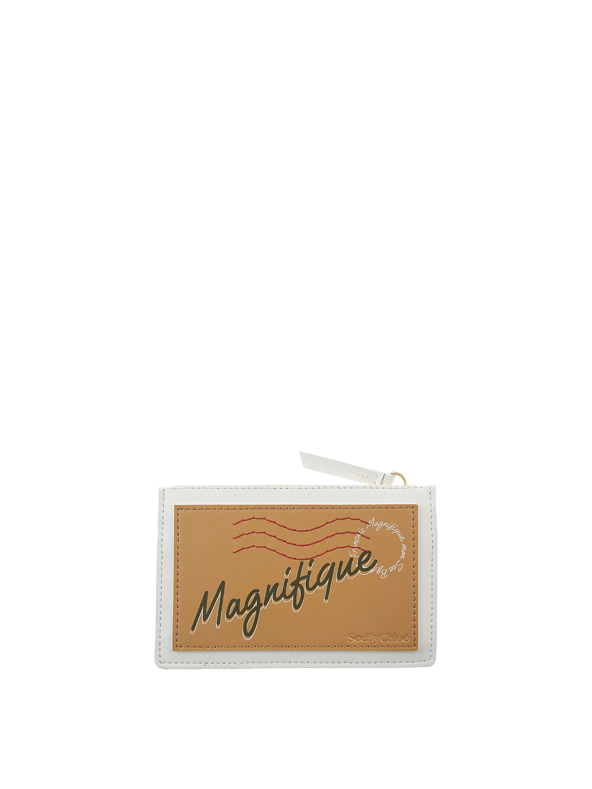 Shop See By Chloé Magnifique Flat Pouch In Light Brown