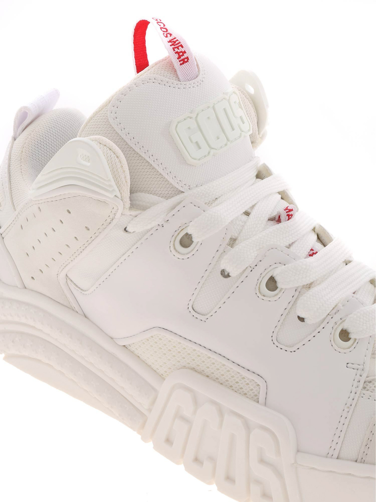 Shop Gcds Skate Sneakers In Blanco