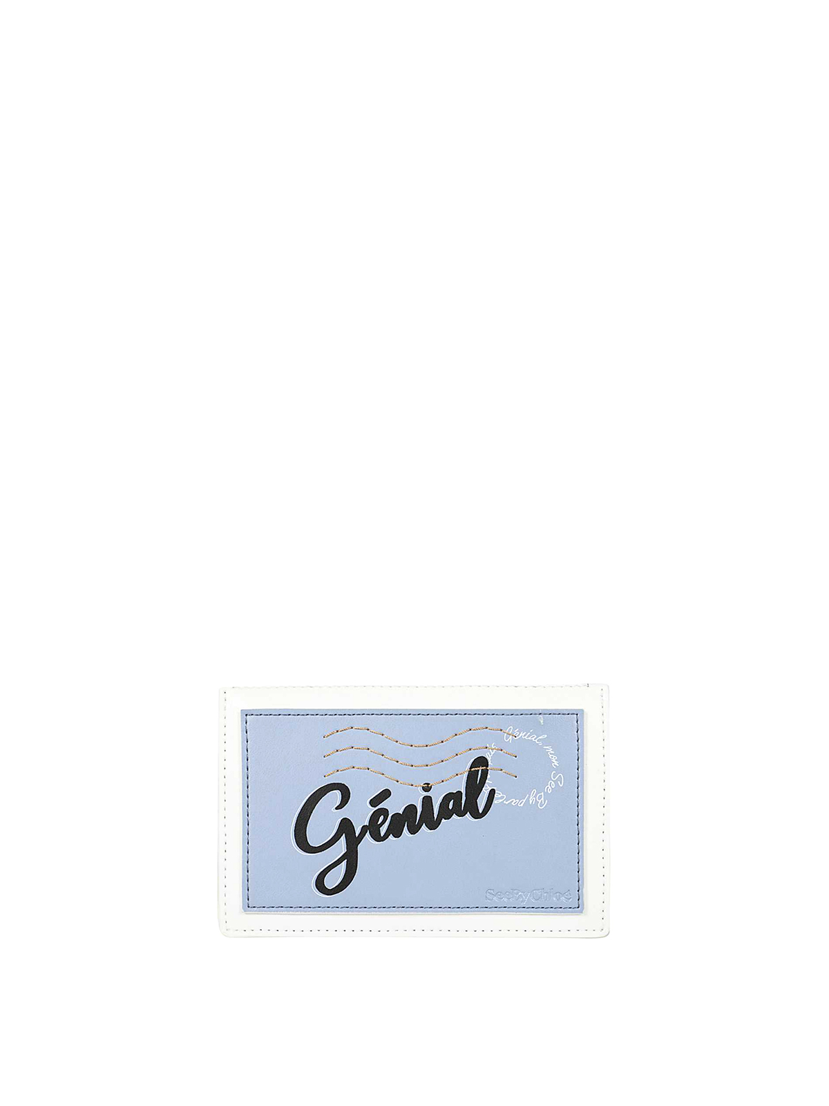 Shop See By Chloé Genial Flat Pouches In Blue