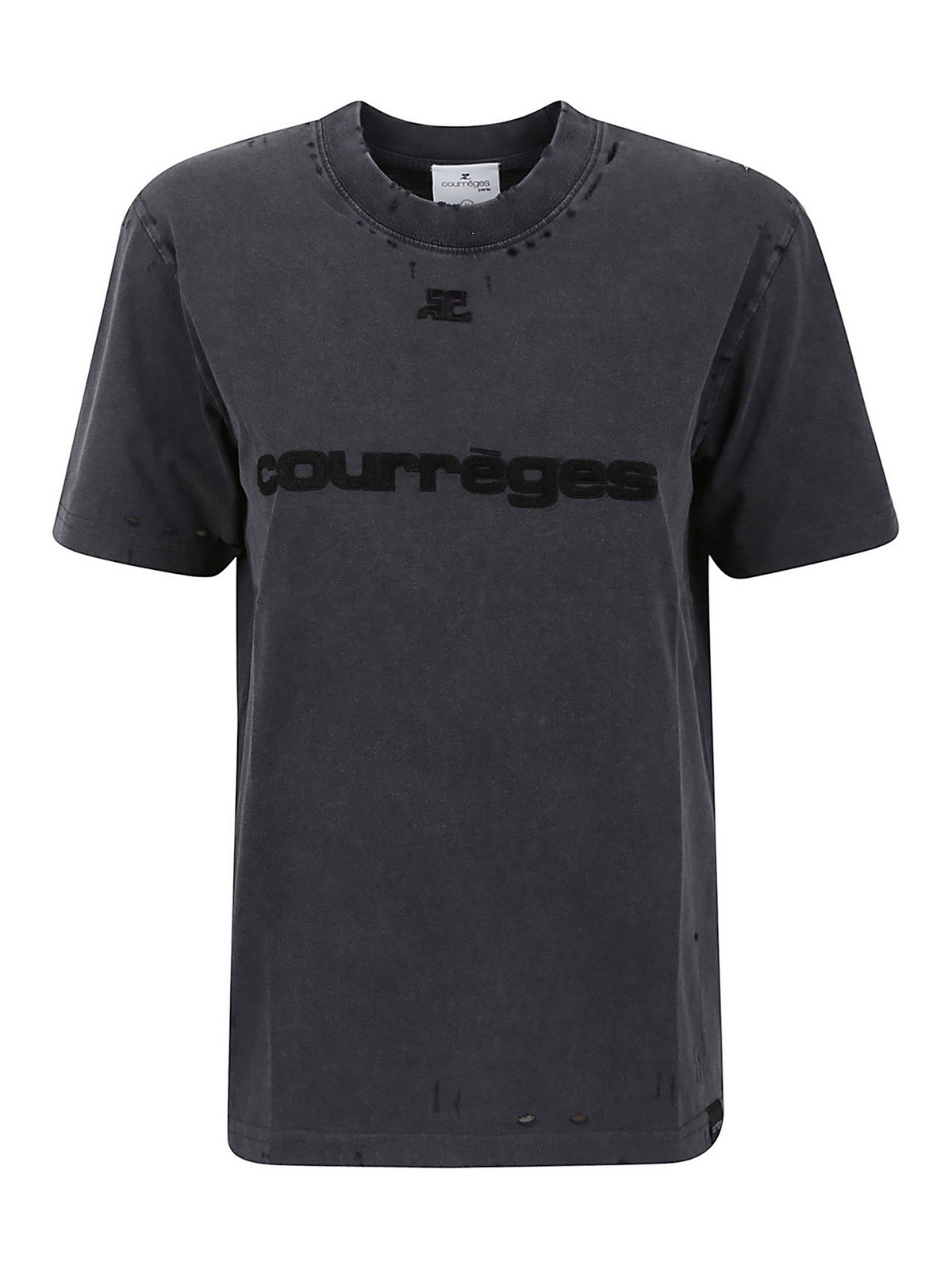 Tシャツ Courreges - Tシャツ - グレー - 223JTS081JS00719071