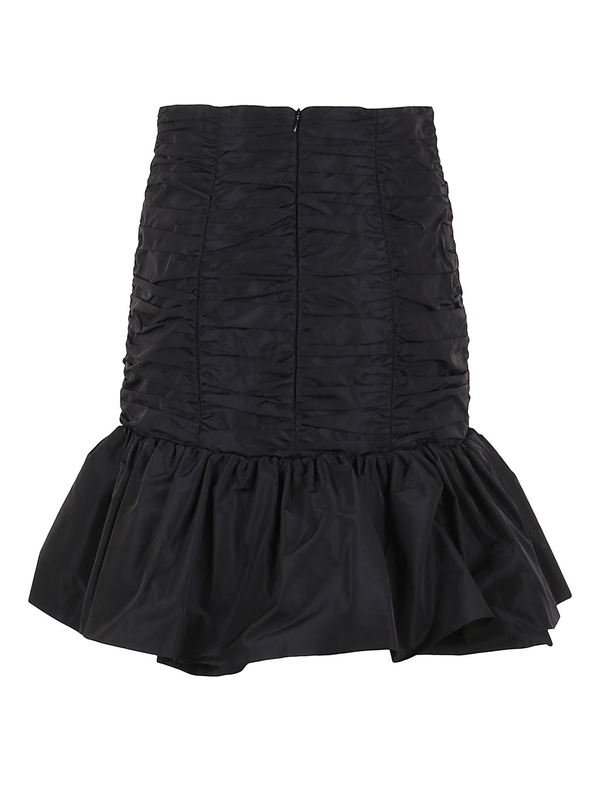 Shop Patou Mini Bloom Skirt In Negro