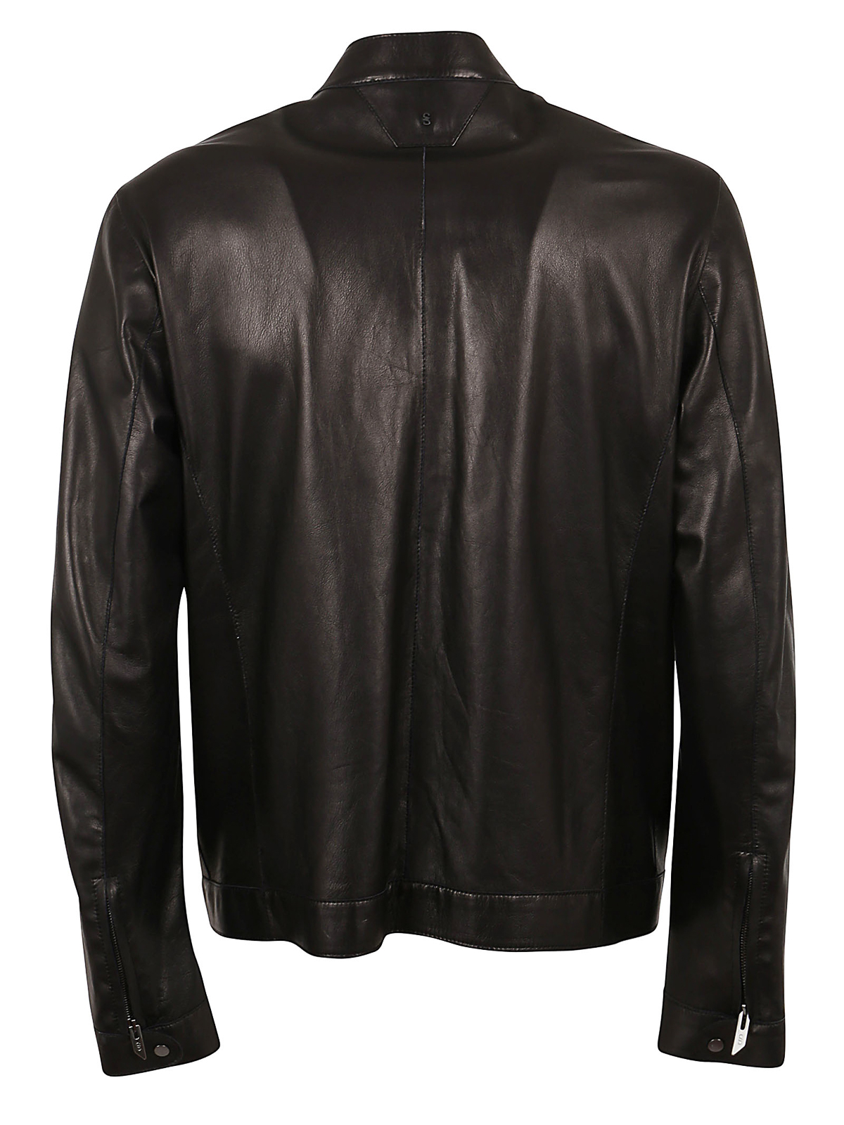Salvatore Santoro Leather jacket - Black - Men | 44545UBLACK