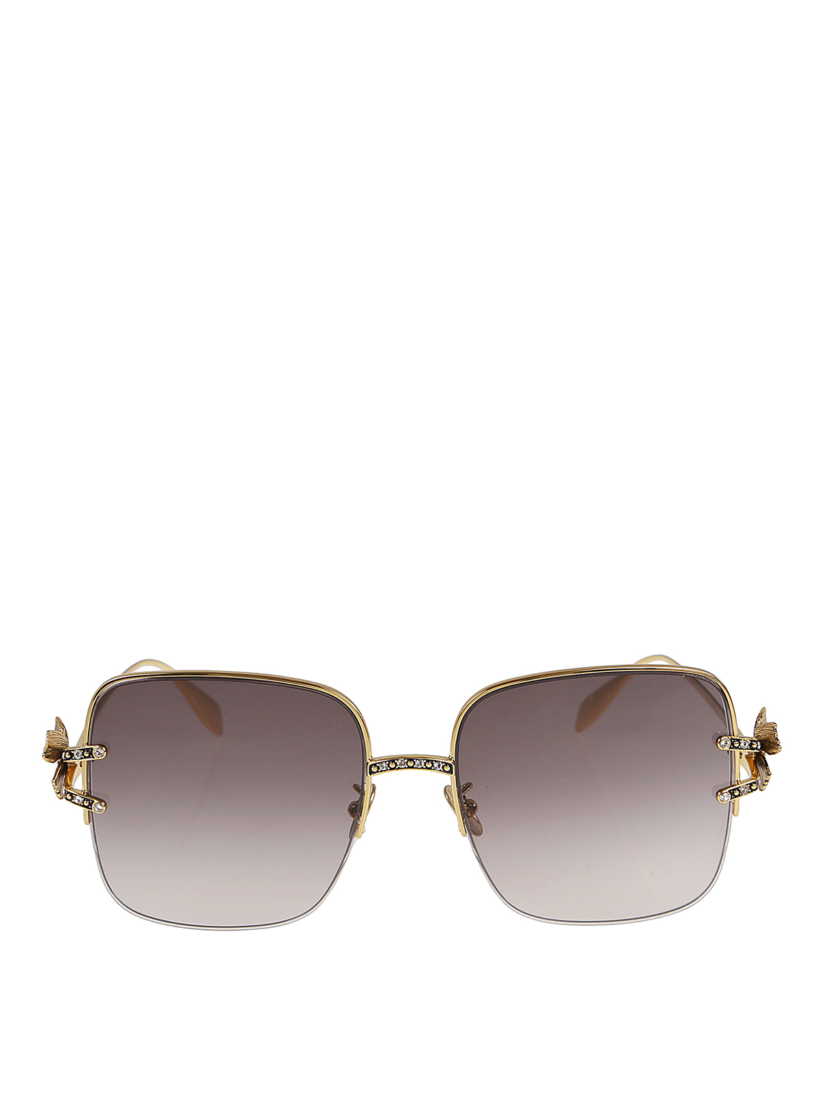 Alexander Mcqueen Am0371s Glasses In Purple