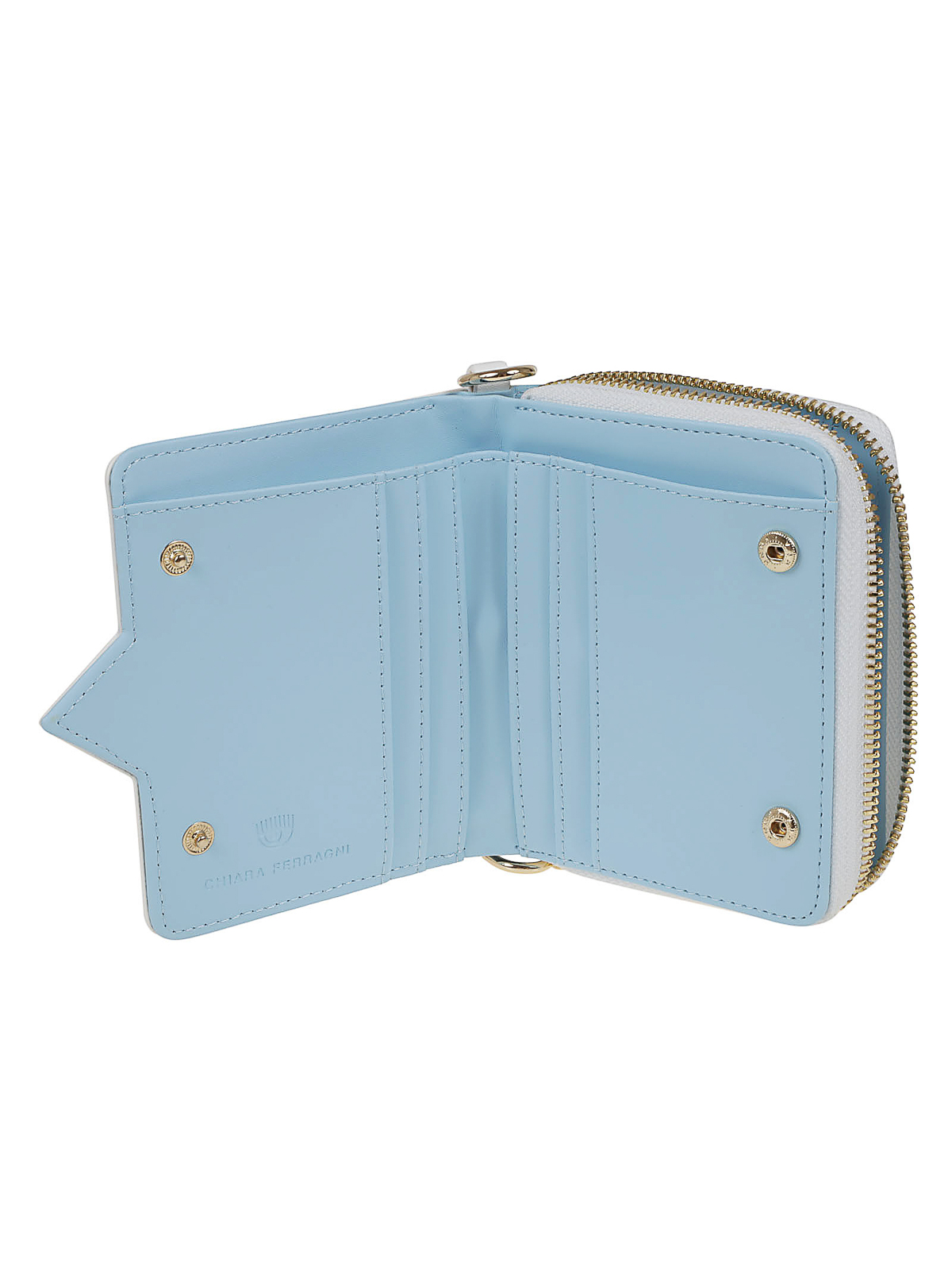 CHIARA FERRAGNI, Sky blue Women's Wallet