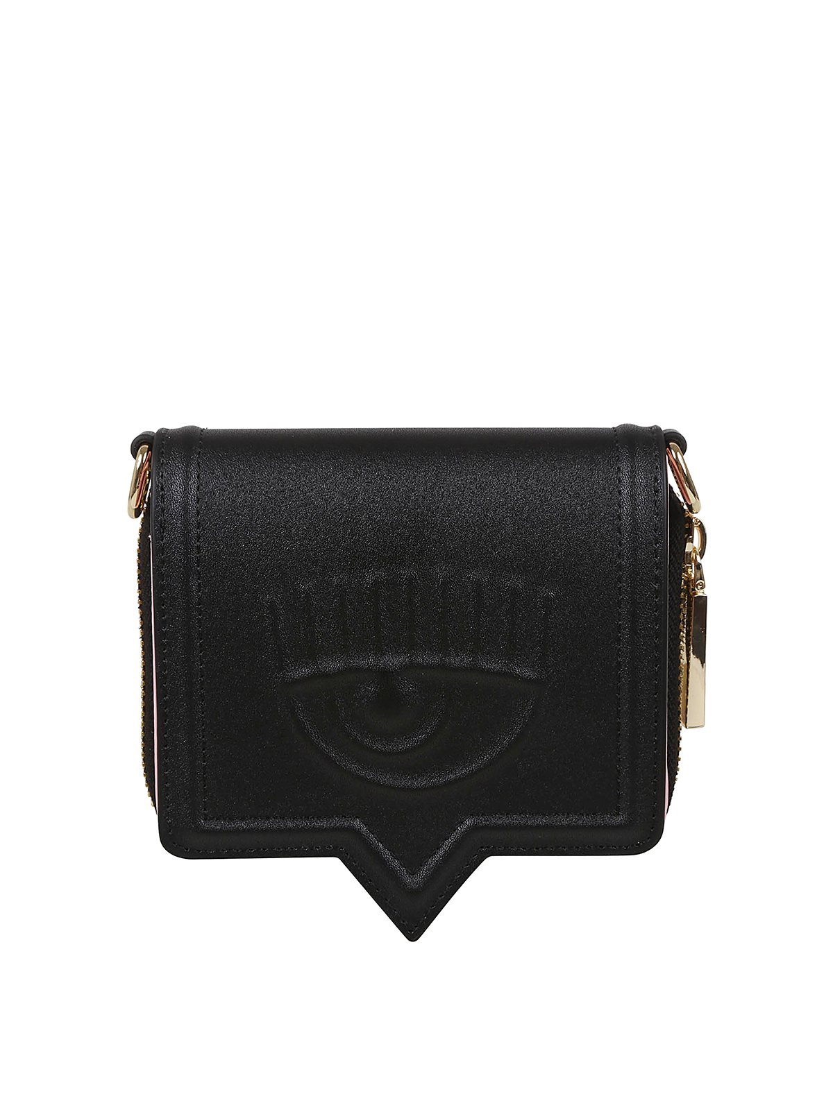 CHIARA FERRAGNI: wallet with Eyelike logo - Black
