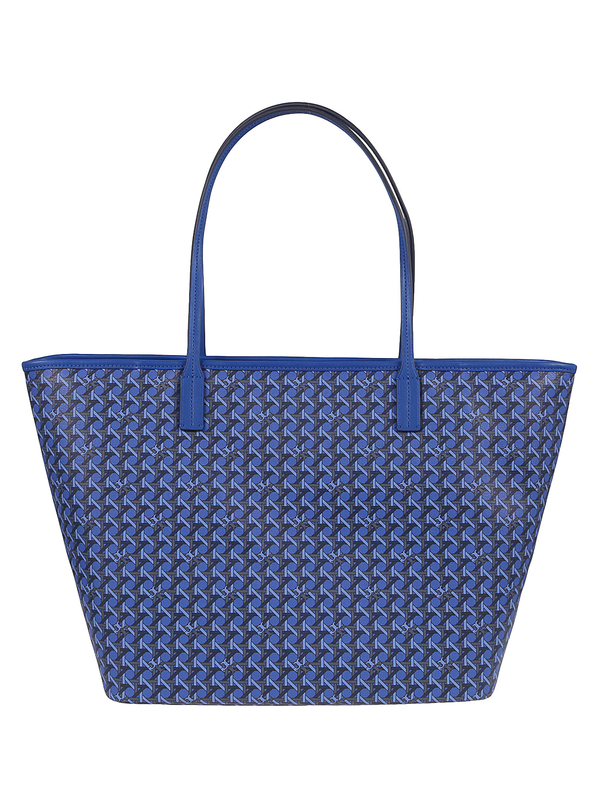 Tory Burch Coated canvas zip tote - Blue - Women | 145634454