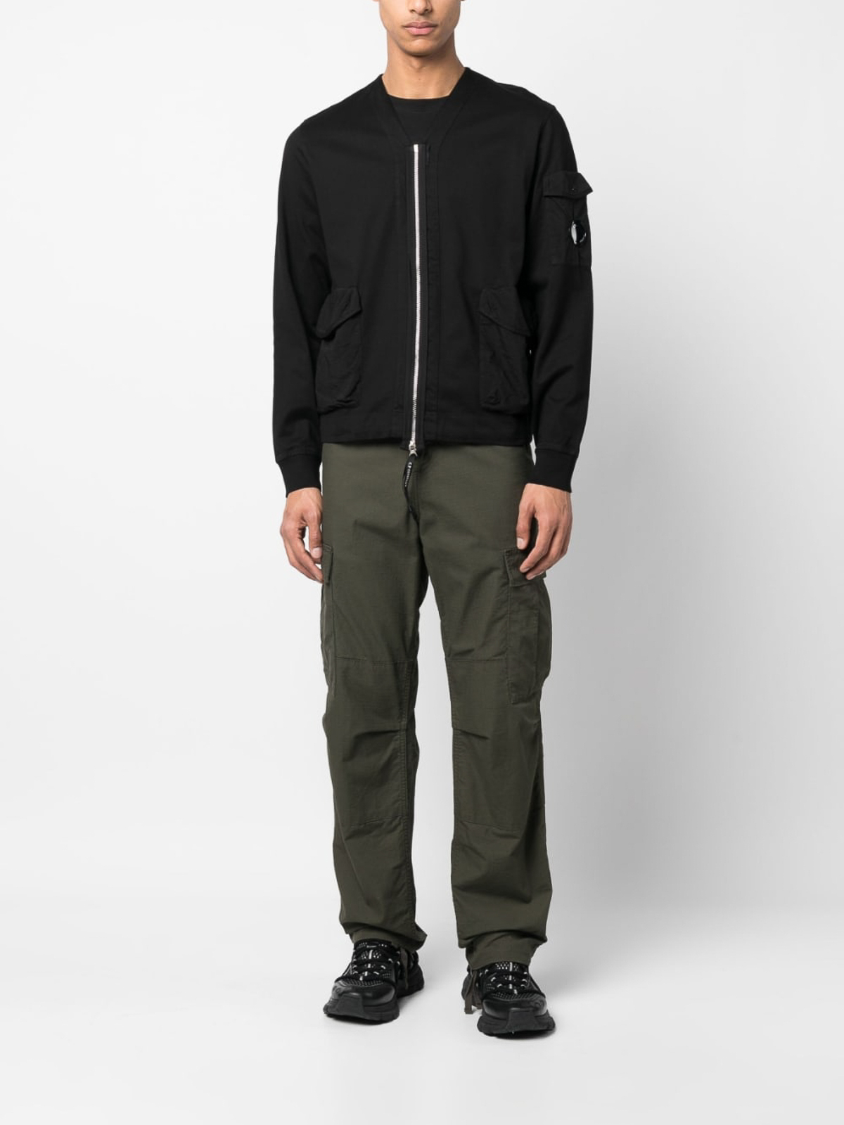 C.P. Company カーディガン - 黒|14CMSS320A006521M999