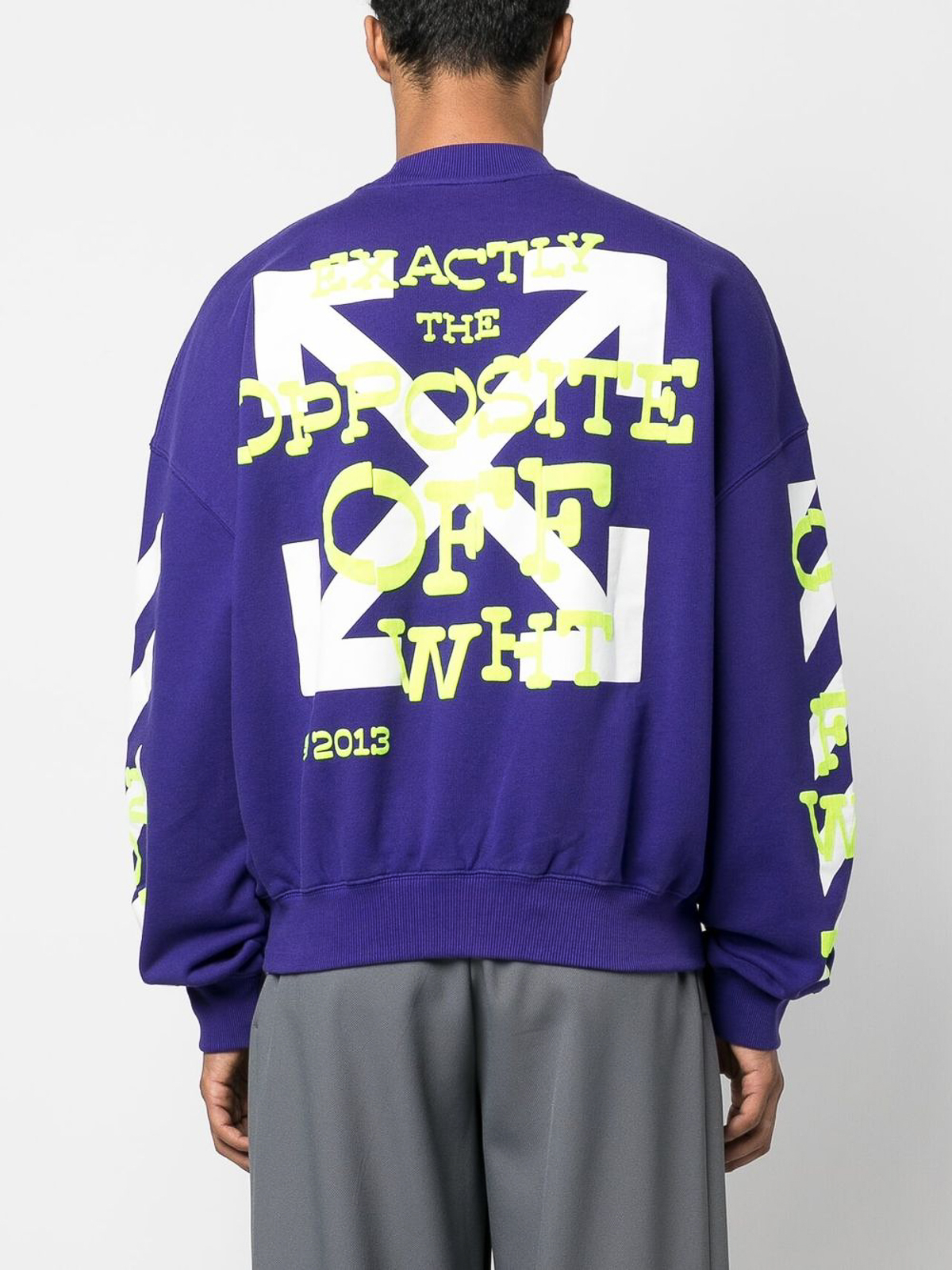 Off white 2024 sweatshirt blue