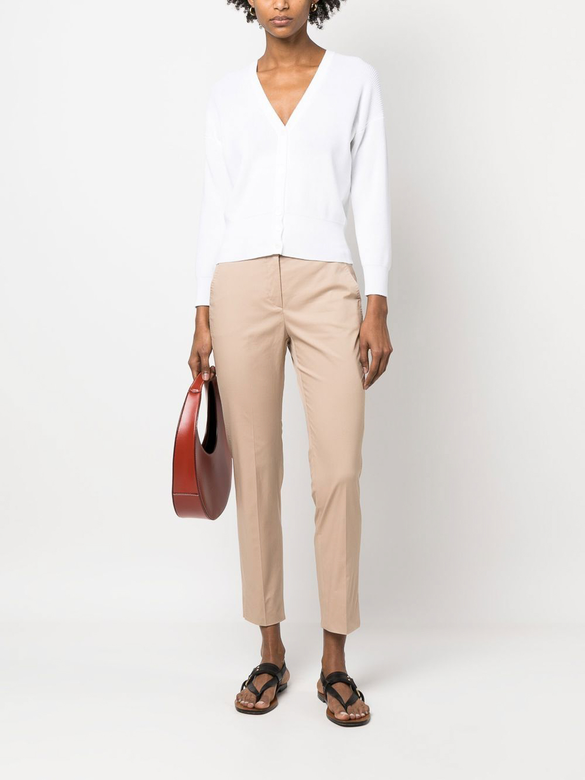 Shop Peserico Chino Pants In Nude & Neutrals