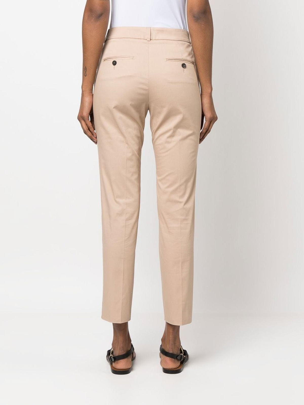 Shop Peserico Chino Pants In Nude & Neutrals