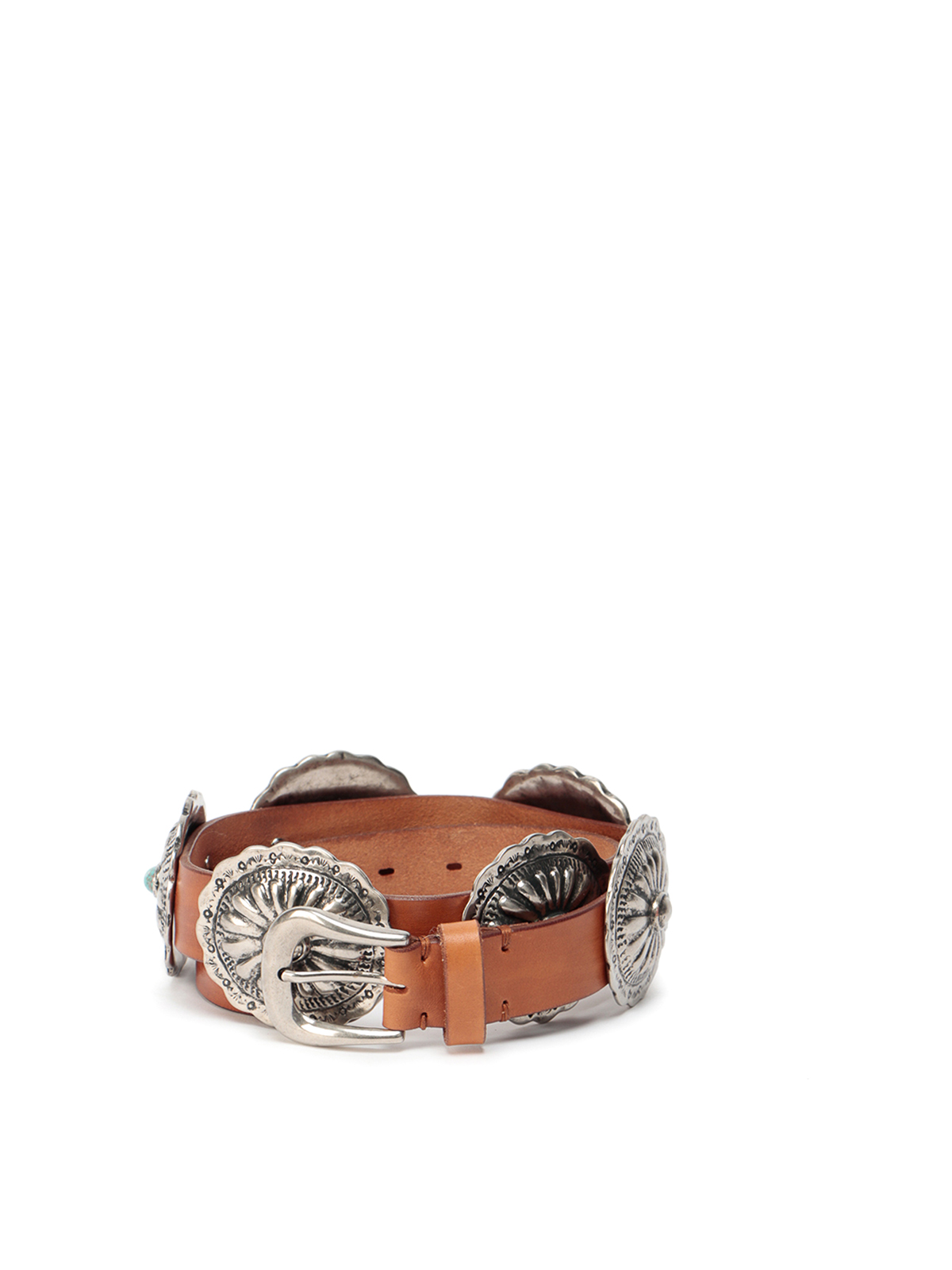 Puntovita & Arsenice Belt - Brown - Women|PV1029CUOIO