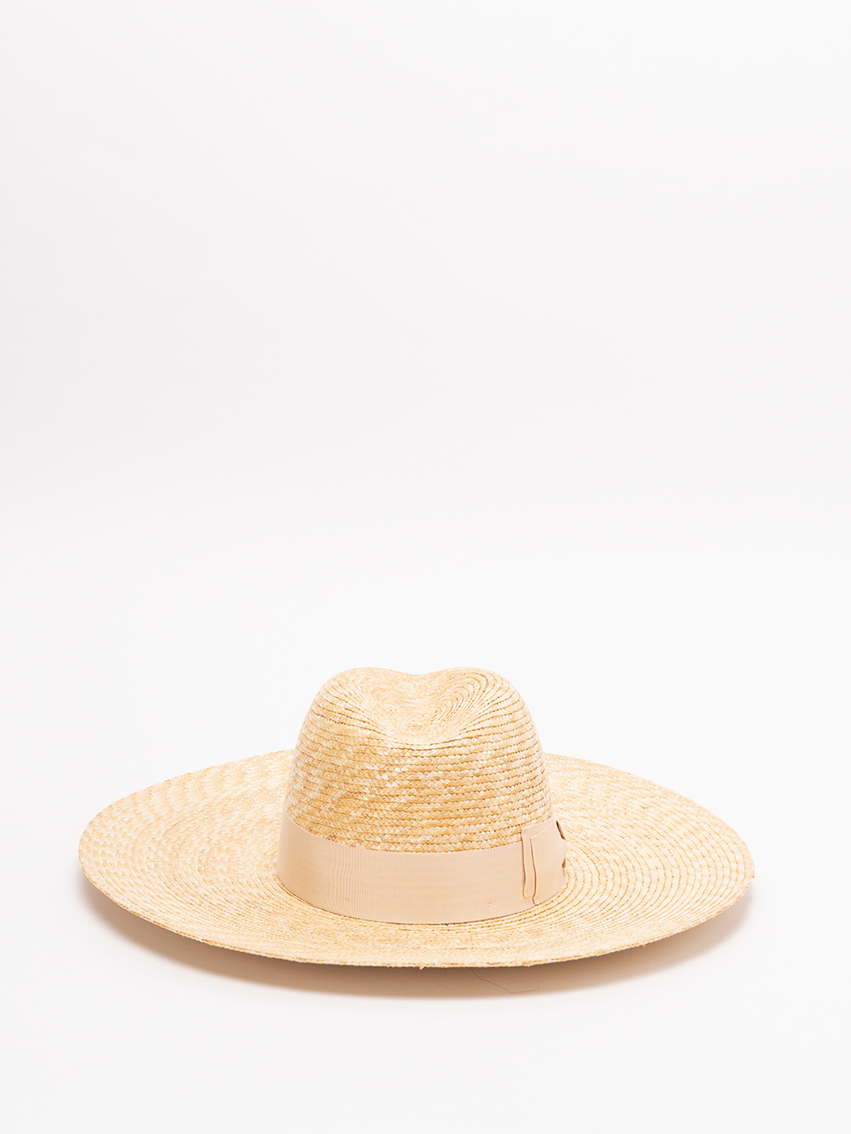 Shop Borsalino `sophie` Panama Hat In Nude & Neutrals
