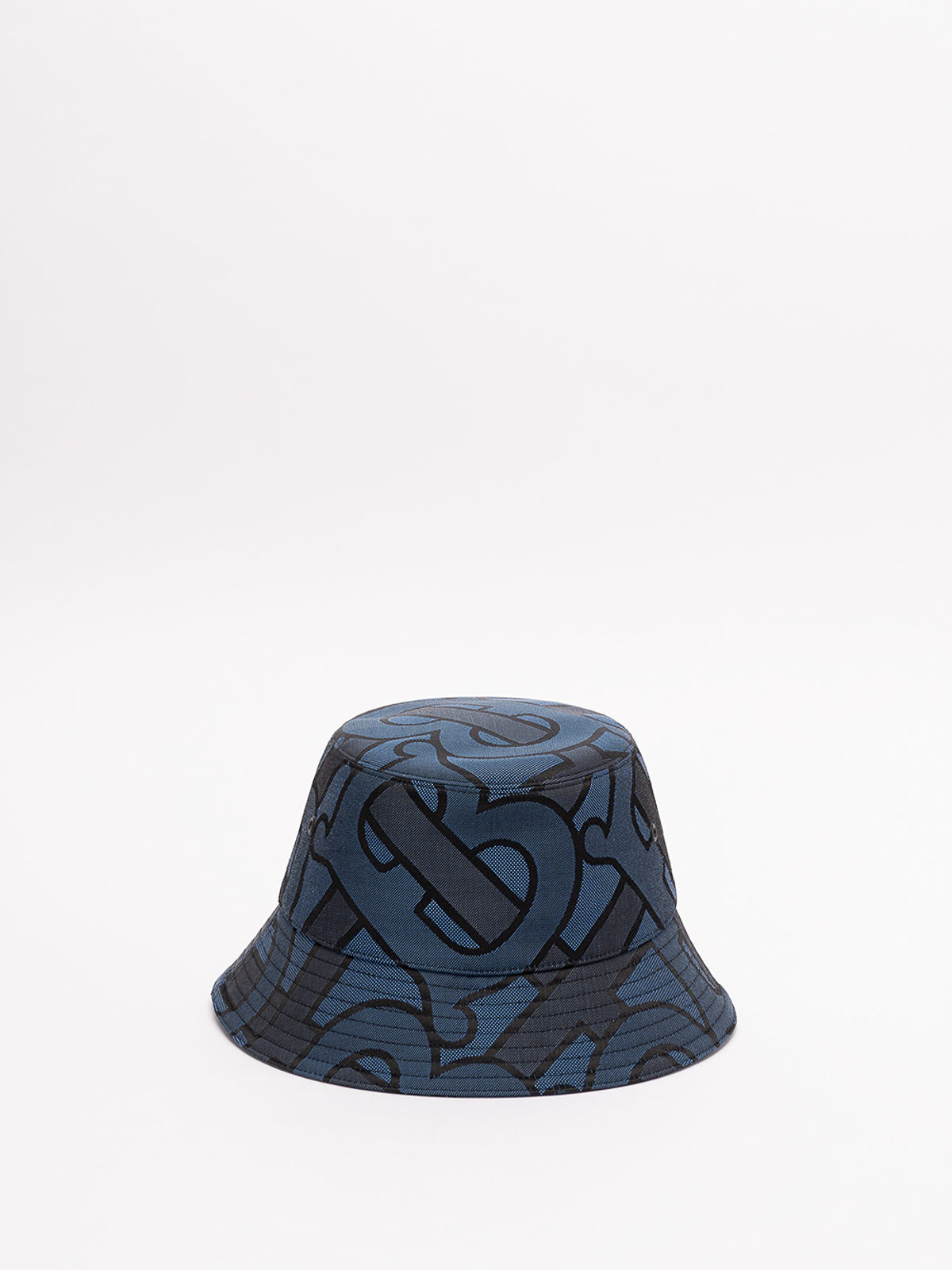 Burberry `tb` jacquard bucket hat - Dark Blue - Men | 8072726