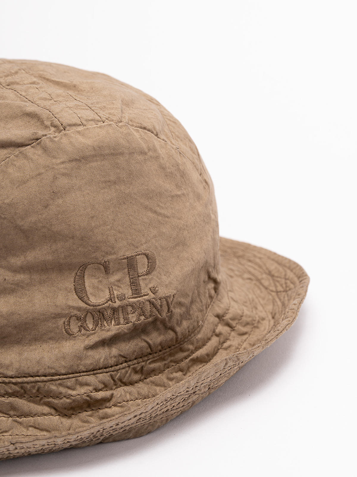 Shop C.p. Company Ba-tic Light Bucket Hat In Grey
