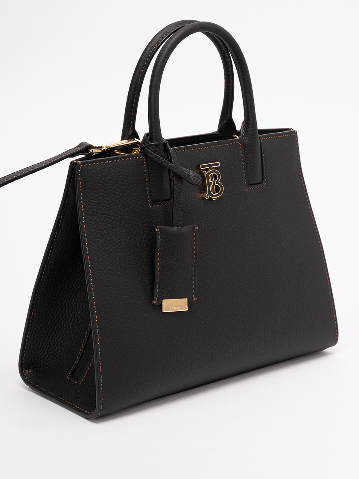 Burberry `tb` mini tote bag - Black - Women|8049044 | thebs.com