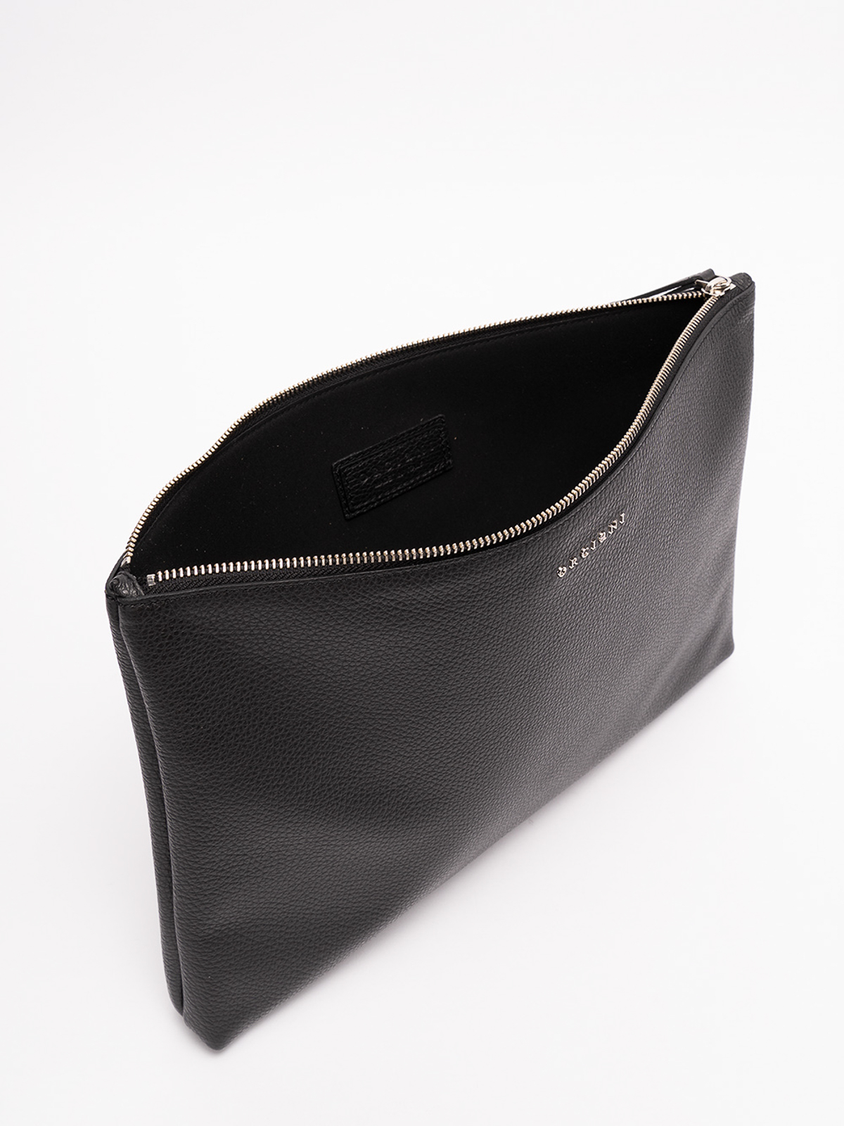 Shop Orciani `micron` Pouch In Black