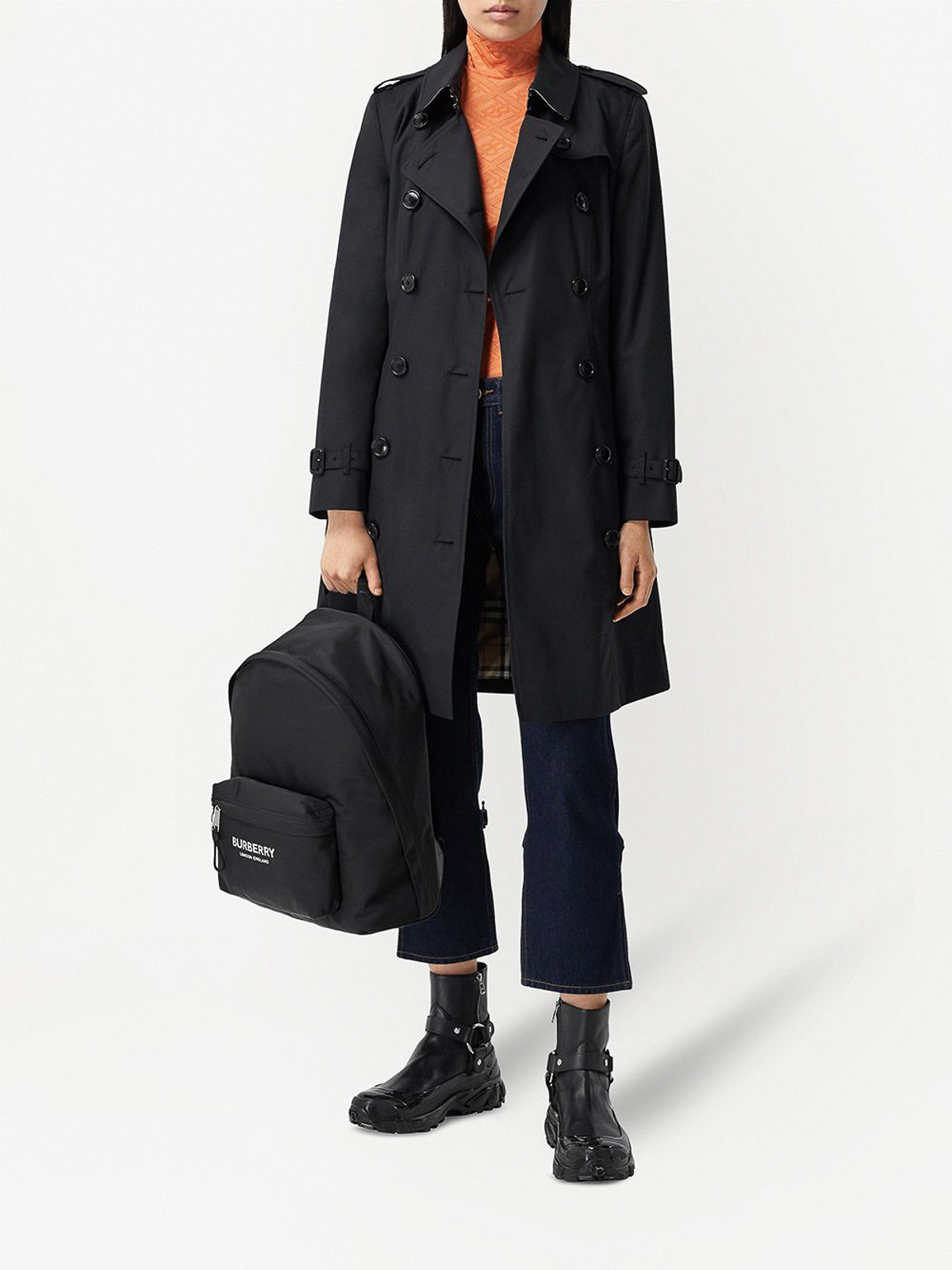 Burberry トレンチコート - ブルー - ブルー|8045777