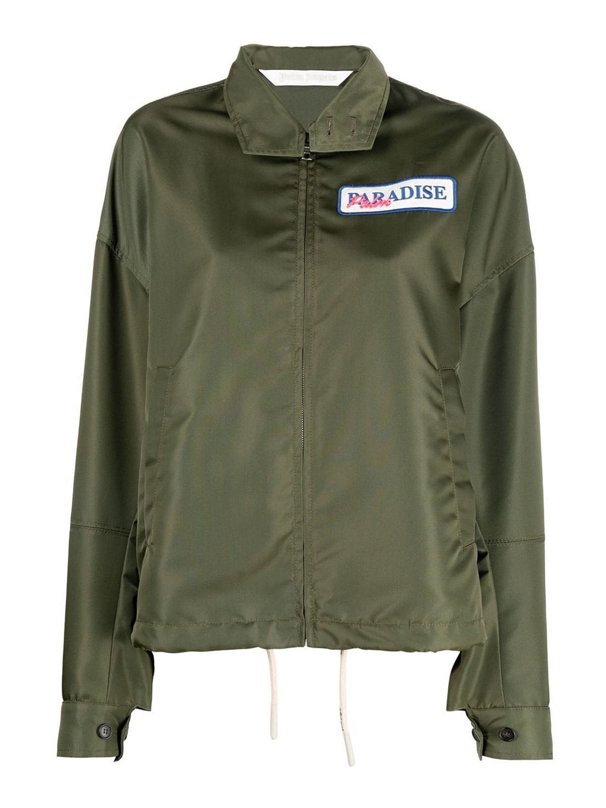 Shop Palm Angels Casual Jacket In Green