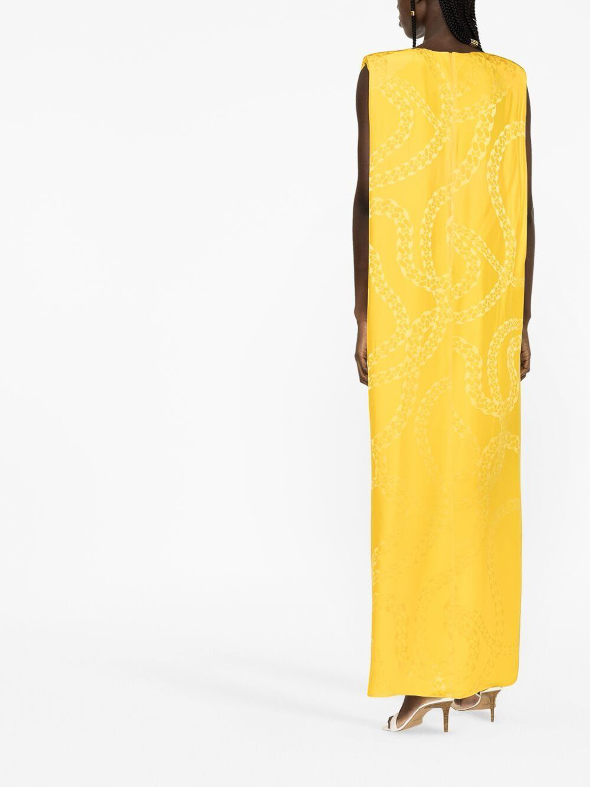 Shop Stella Mccartney Long Dress In Yellow