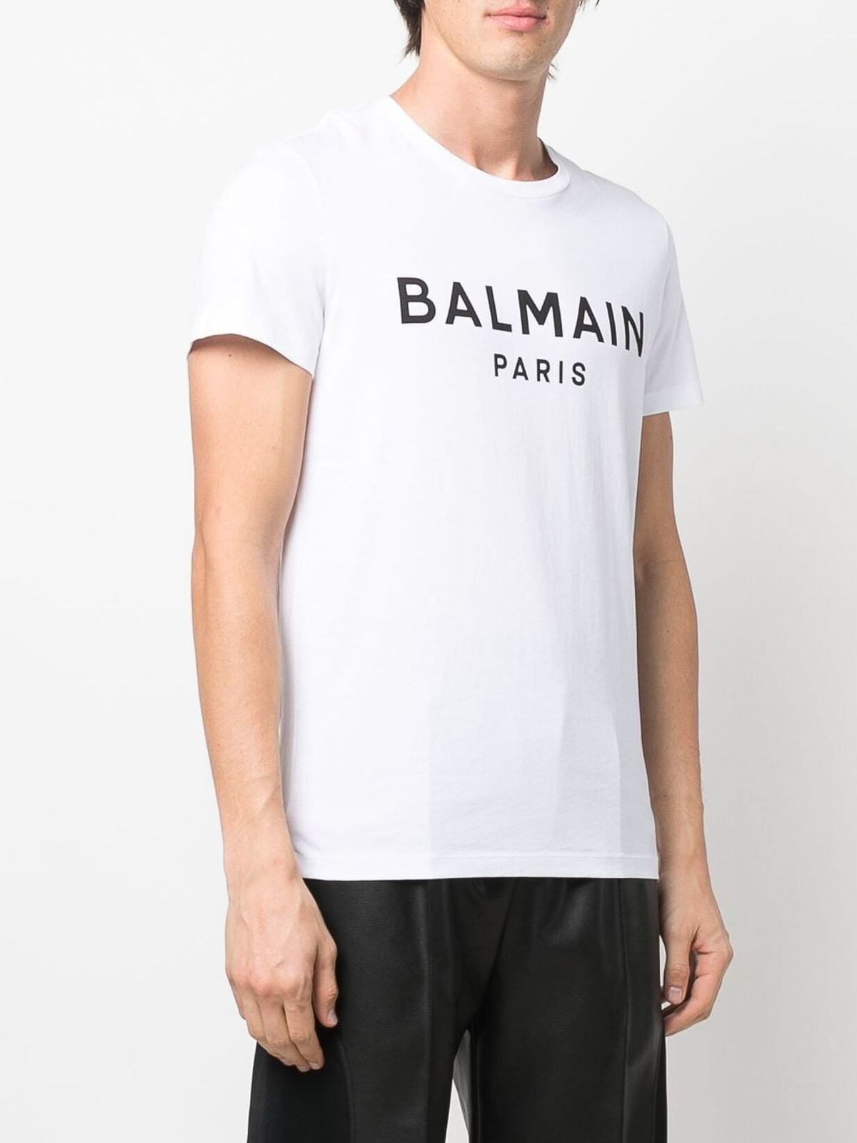 Shop Balmain T-shirts In Blanco