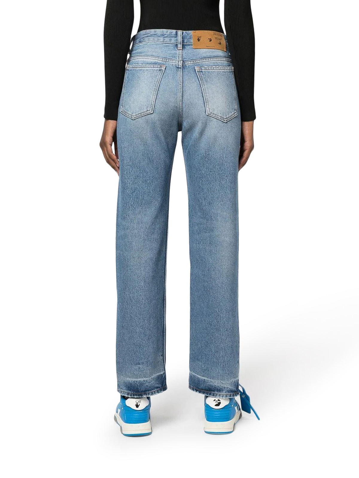 elektronisk defekt Modish Straight leg jeans Off-White - Jeans - OWYA036C99DEN0044501