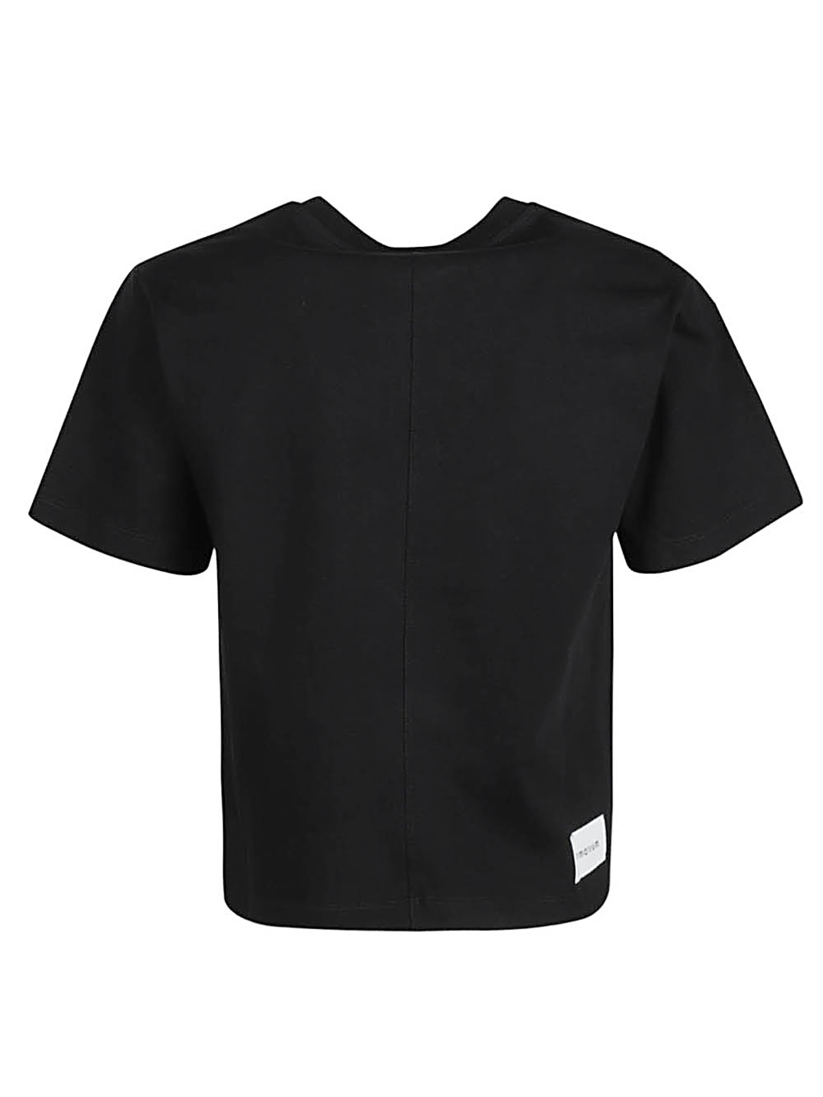 Shop Armarium Slim Fit Cotton T-shirt In Black