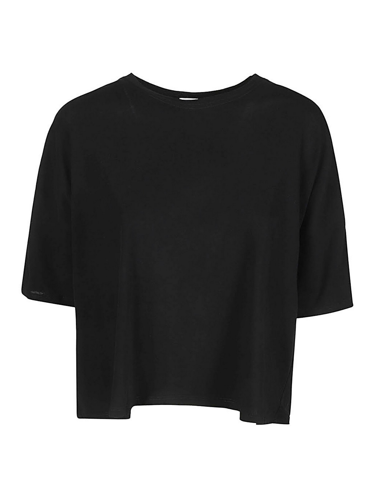Ct Plage Oversized Cotton T-shirt In Black