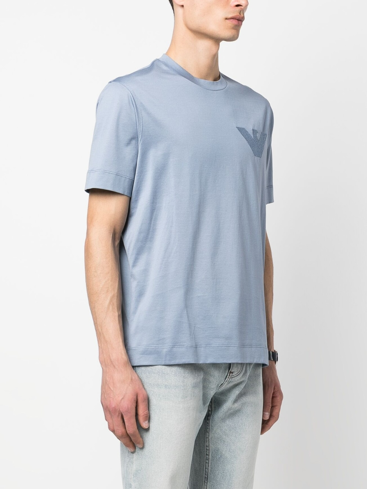 Emporio Armani T Shirt Bleu Bleu Homme 3R1TZ31JSAZ0738