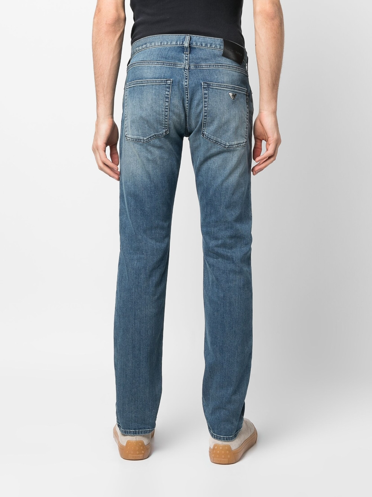 Emporio Armani ストレートジーンズ - ブルー|8N1J451G19Z0943