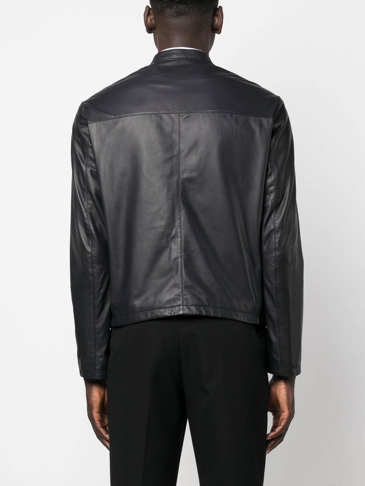 Emporio Armani Leather jacket レザー　ジャケット A Rare Emporio Armani Leather Jacket (2008 Collection) Size