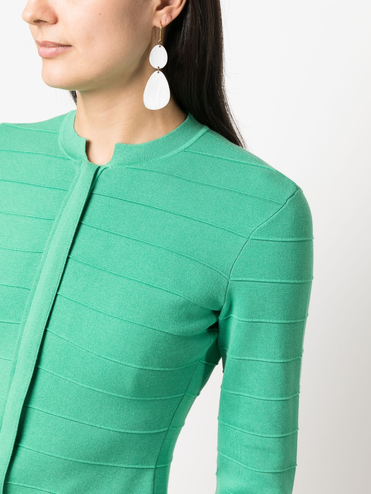 EMPORIO ARMANIカーディガン 美品】エンポリオアルマーニ 異素材切替