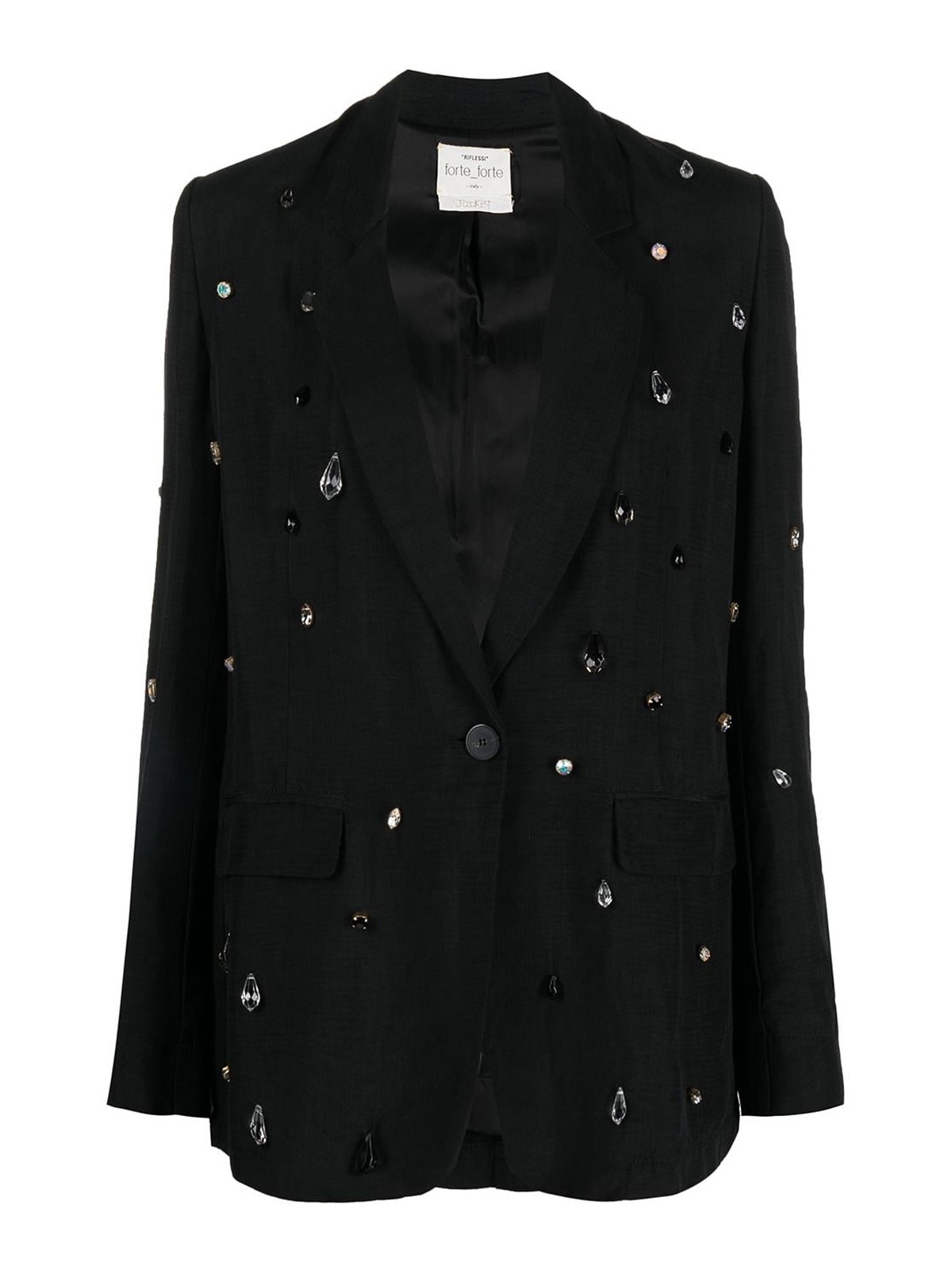 Forte Forte Viscose jacket with crystals | 10321MYJACKET8016