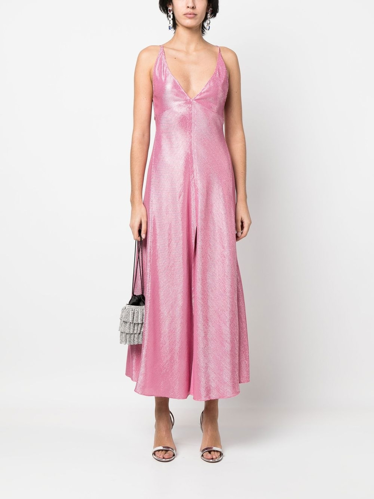 Forte Forte Music lurex jacquard long dress|10363MYDRESS2050