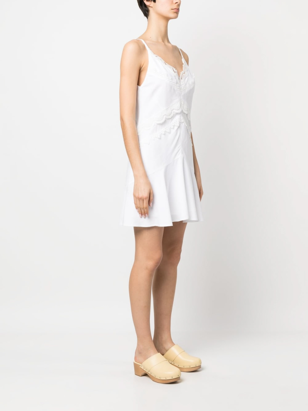 Iro Viscose short dress White Women LAVEAWM33WHI01