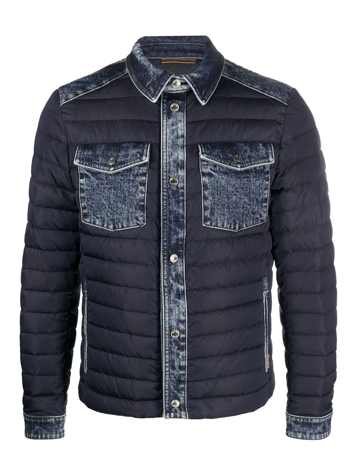 Moorer Crespi-104s-c down jacket - Blue|MOUGI100087TEPAF64U0511