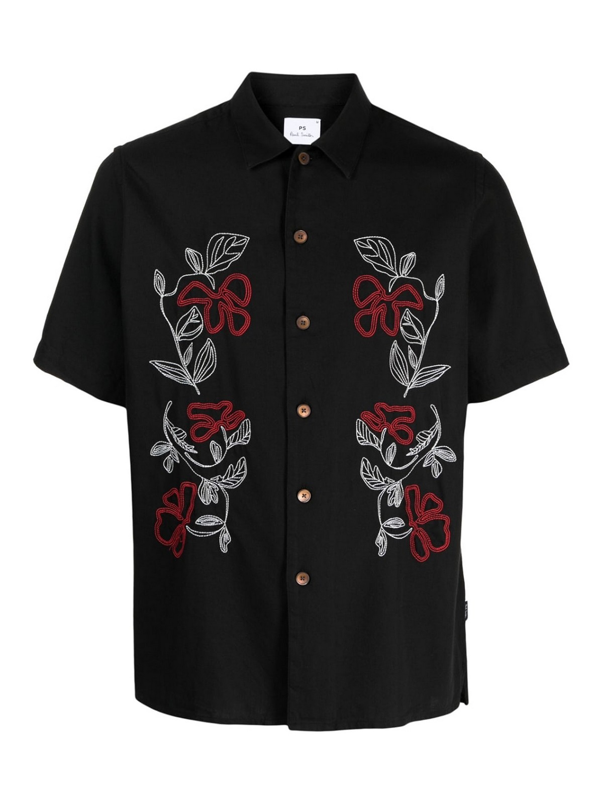 Paul Smith Embroidered cotton shirt