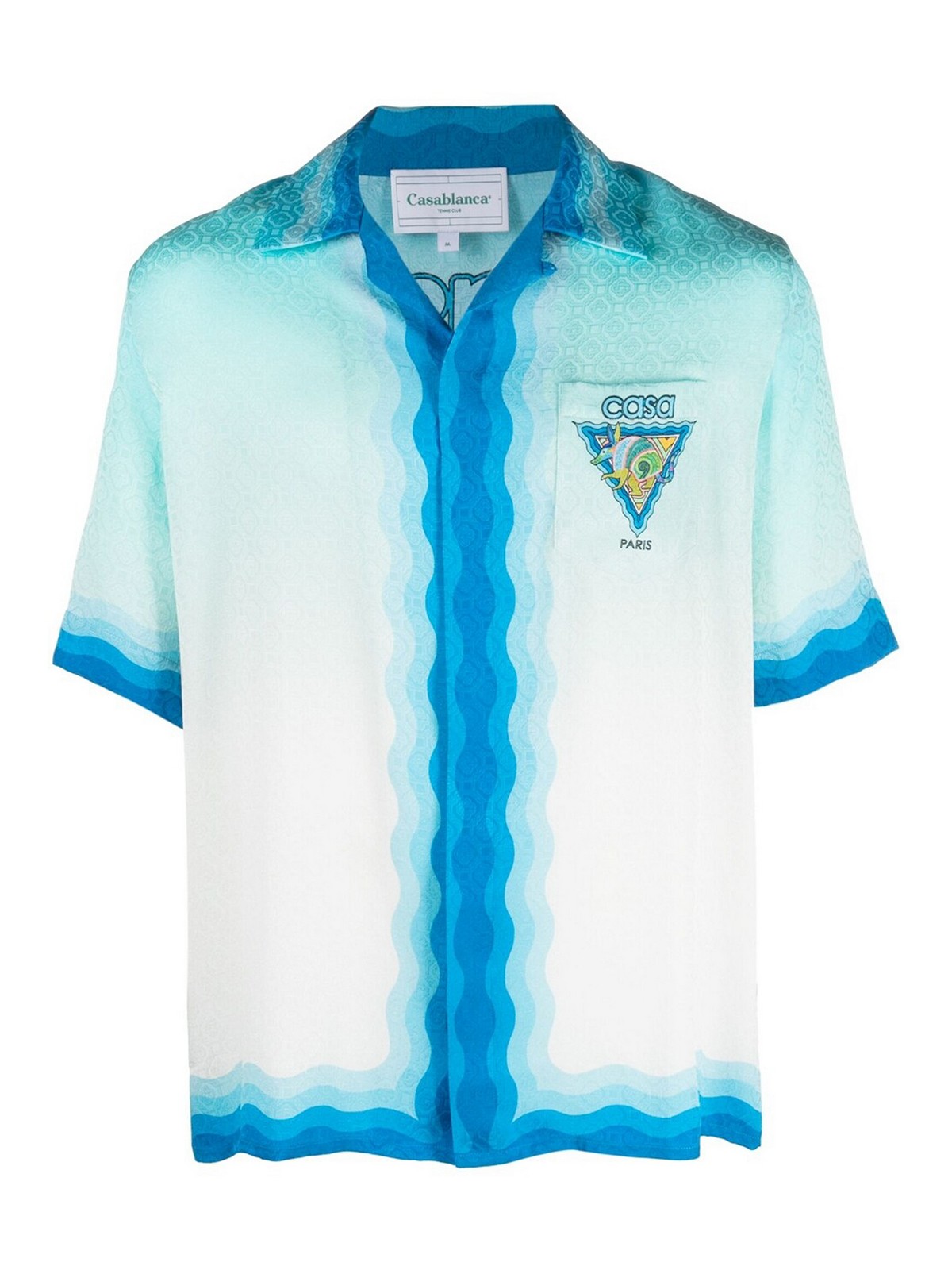 Casablanca Silk Short Sleeve Shirt