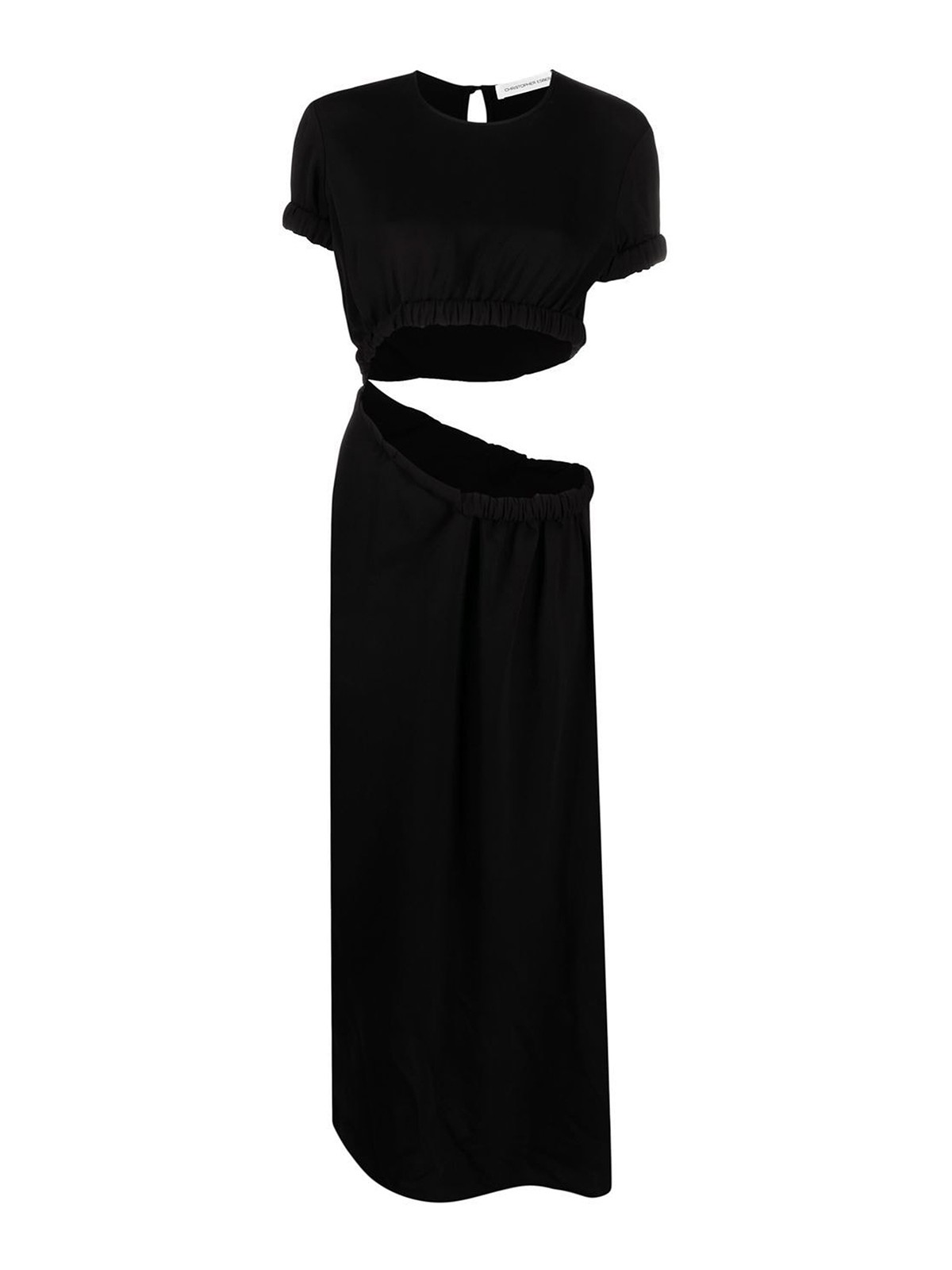 Shop Christopher Esber Cut-out T-shirt Dress In Black