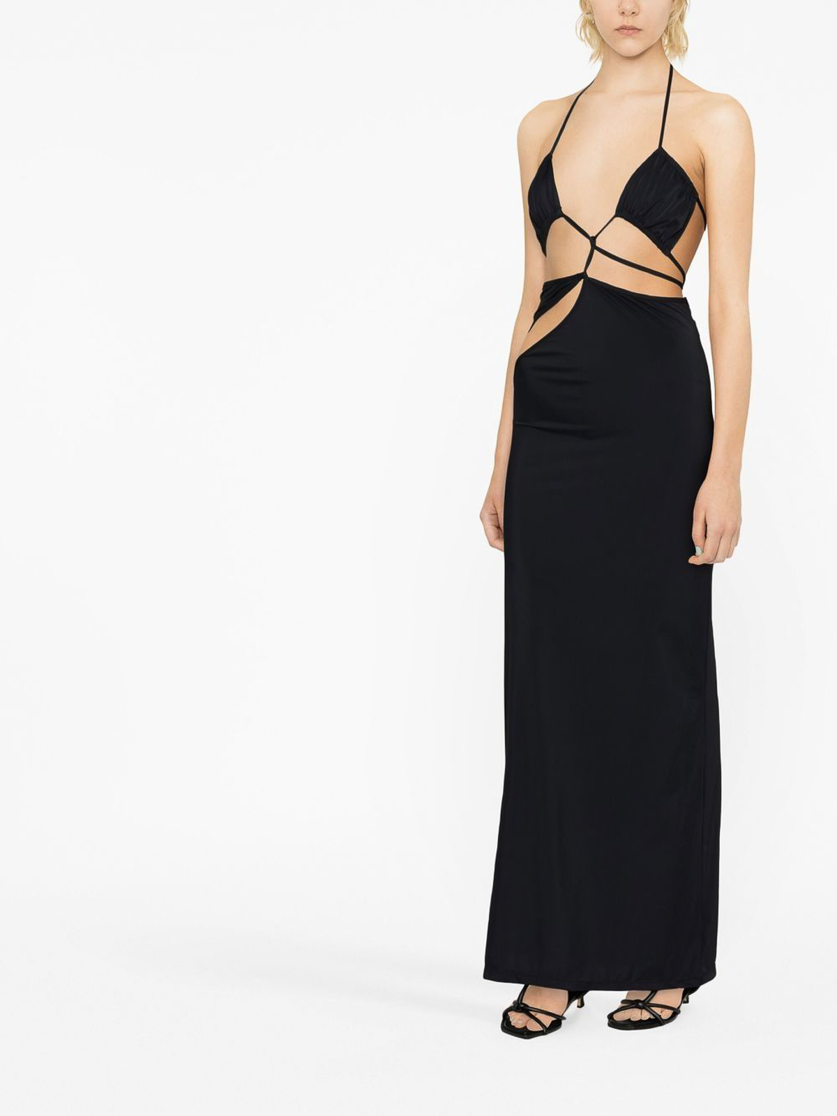 Shop Christopher Esber Cut-out Detail Dress In Black